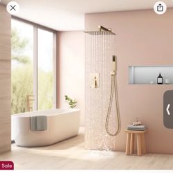 Complete Shower System With Rough-in Valve 