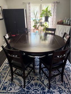 Counter Height Dining Room set in Espresso