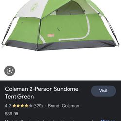 Costco, Two Person Tent And Two Sleeping Bags