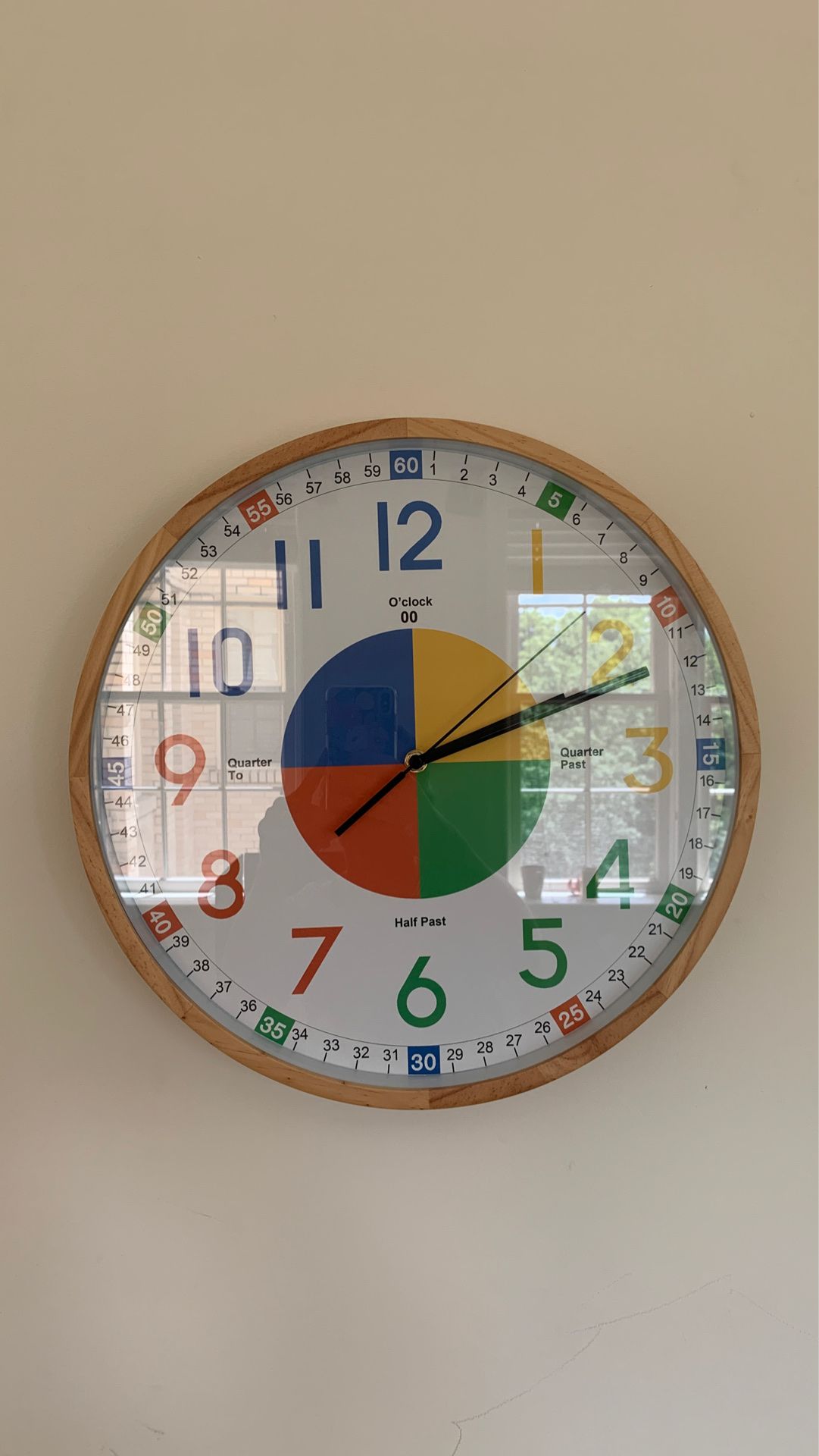 Kids clock for teaching time