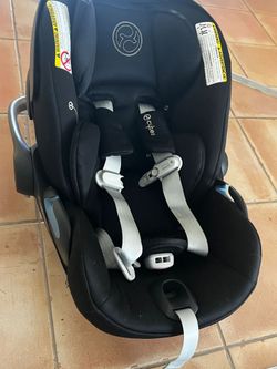 Cybex Cloud G Lux Infant Car Seat & Base (Moon Black) w/ SensorSafe