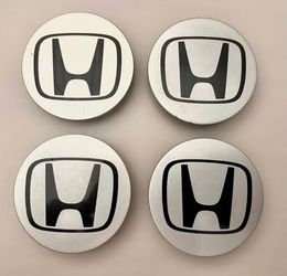 Set of 4 Honda Wheel Center Hub Cap Silver 2.75" OEM 44732-S9A-A00