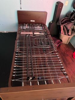 Adjustable  Bed Frame + mattress