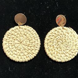 BOHO Style Rattan Drop Earrings just $5