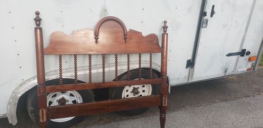 BED HEAD BOARD AND FOOT BOARD VINTAGE