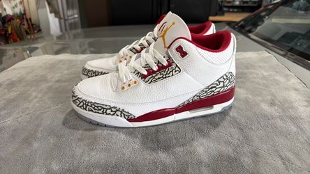 Jordan 3 - “Cardinals” sizes 10, 12