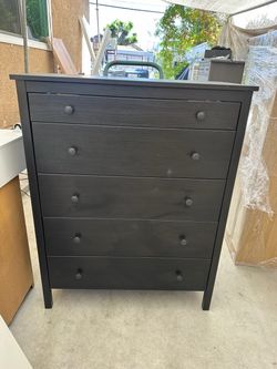 Black ikea dresser