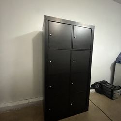 KALLAX Shelf unit, black-brown, 30 3/8x57 7/8 - IKEA