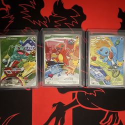 First Partner Illustration Original Kanto Starters