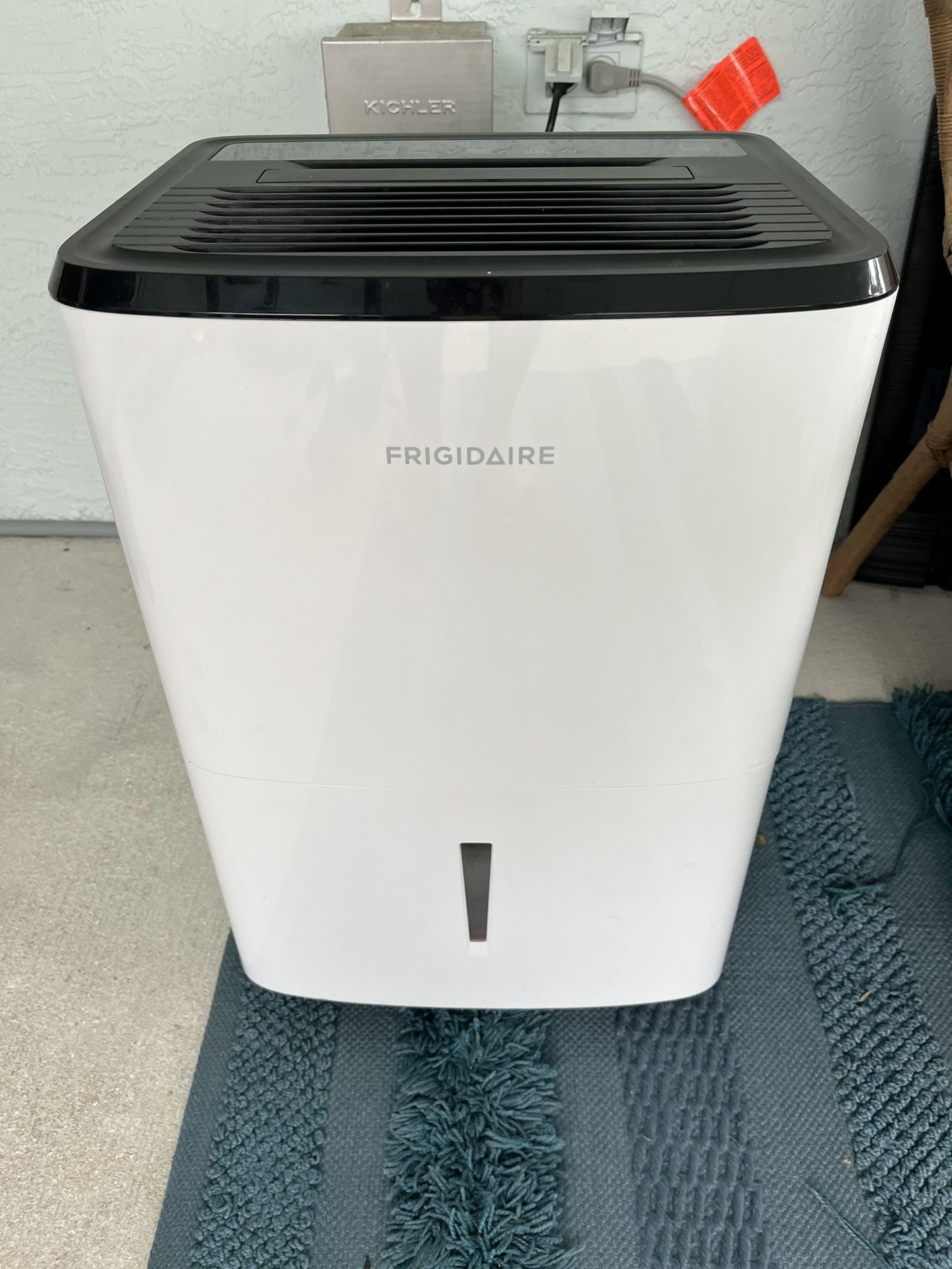 Frigidaire 50 pt. 1200 sq.ft. High Humidity Dehumidifier with Bucket in. White