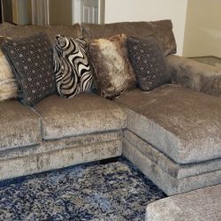 Microfiber Sectional Sofa 