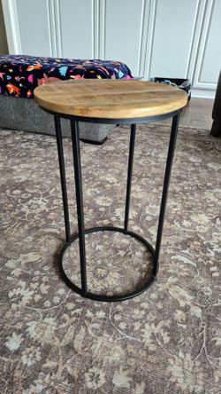 Small table for end of couch or however you'd like to use it.  A must see.  Cute