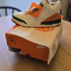 SoleFly X Air Jordan SP 3 Retro SZ 10 Men