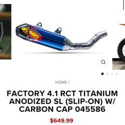 FMF 4.1 RCT Silencer KTM, Husquavarna 