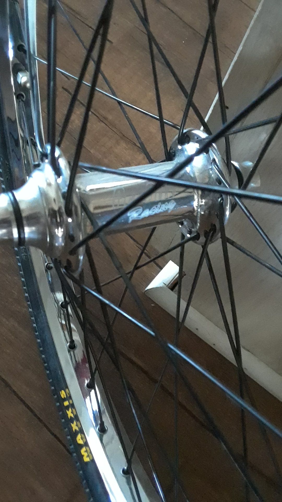 Wheel set profile elite hubs with freewheel and rhynolite rims