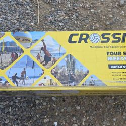 Crossnet Four Square Volleyball Net & Game Set