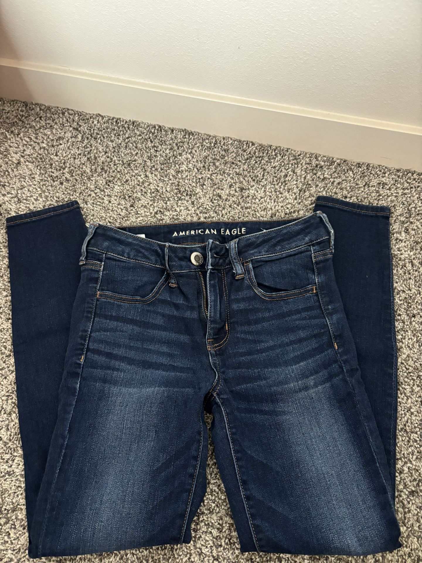 Dark Low rise Next level Stretch American Eagle