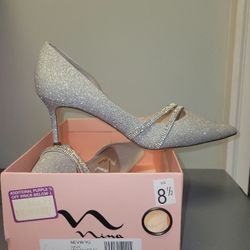 Low heels,silver