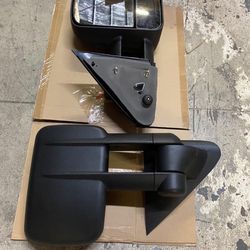 1997 to 2003 Ford F150 F250 Light Duty Towing Mirrors Espejos Retrovisores Manual 