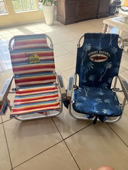 Tommy Bahama Folding Beach Chairs – Set of 2