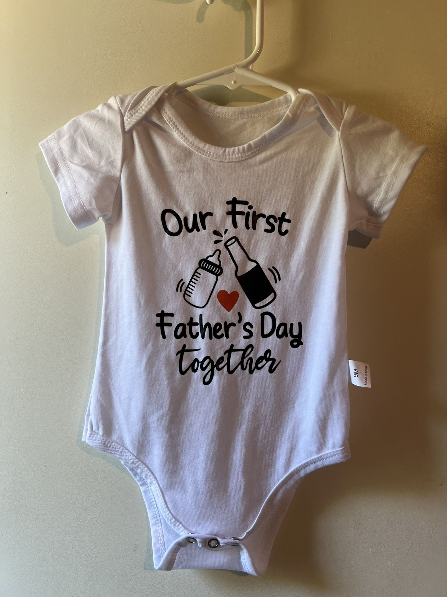 Fathers Day Baby Tee Shirt 9 Months