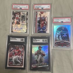 5 lot graded cards