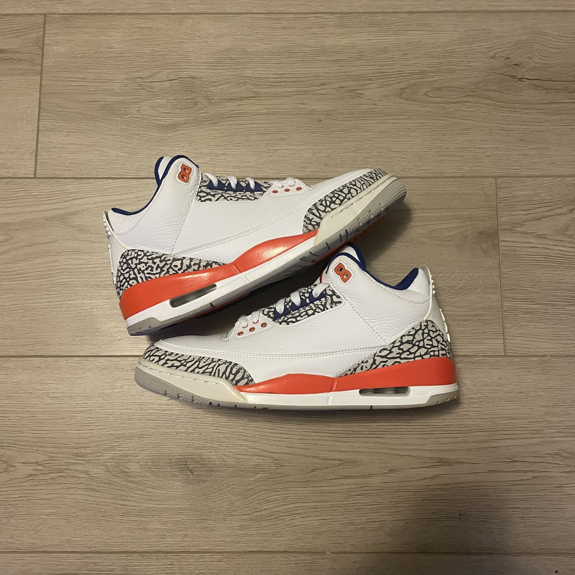 Size 10.5 - Air Jordan 3 Retro “Knicks” 2019 (USED NO BOX) | 136064-148
