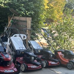 5 Mowers For Sale- Must Buy All Five-Self propelled