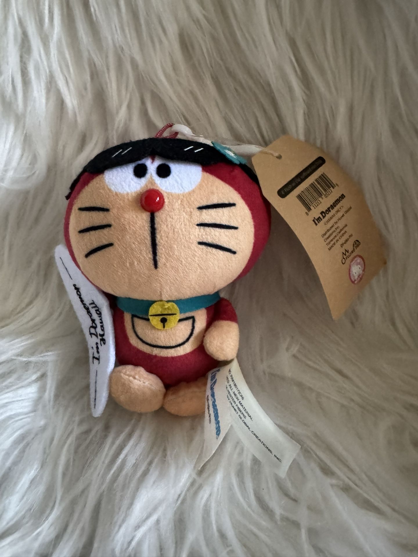 4” Doraemon Hawaii Keychain Plush Doll - $45