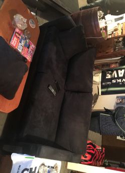 BLACK COUCH Good condition