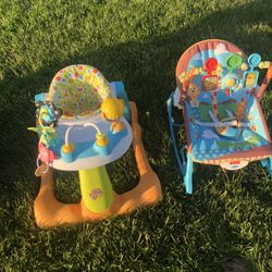 Walker And 2 N 1 Infant  To Toddler Rocker