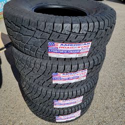 LT 285 75 16 ALL TERRAIN 10PLY TIRES F250 EXCURSION SILVERADO SUBURBAN AVALANCHE TAHOE SIERRA F150 RAM