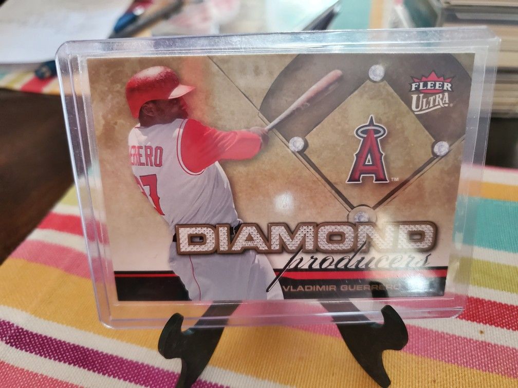 Vladimir Guerrero Sr 06 Fleer Ultra Diamond Producers Insert Baseball Card