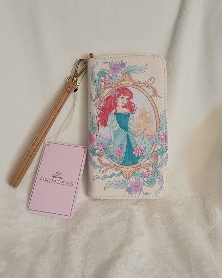 Loungefly Disney The Little Mermaid tech wallet wristlet 