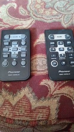 Pioneer car stereo remotes