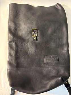 Portland Leather Goods Black Leather Backpack