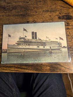 FALLRIVER STEAMSHIP Room Key/post CARD