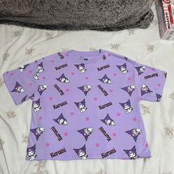 Sanrio Kuromi Crop Top! New SIZE MEDIUM!!