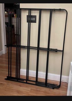 Black Metal Folding Bed FrameThis is for a double mattress.