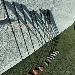 LEFTY Used Golf Club Set (5-9 Irons, 1,3,5 Woods)