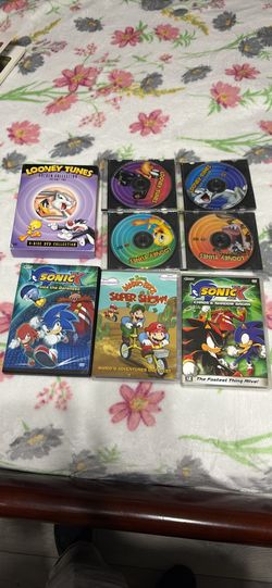 Looney Tunes/Sonic/Mario DVD Bundle Lots