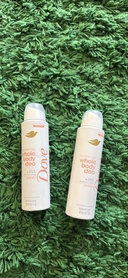 Dove whole body deo dry spray 2 for $12