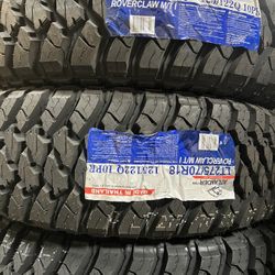 LT275/70/18 New Tires Set Of 4 Atlander M/T Installed And Balanced Set De 4 Llantas Nuevas Instaladas Y Balanceadas