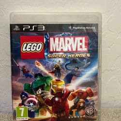 NEW LEGO MARVEL SUPER HEROES SONY PS3 DISC