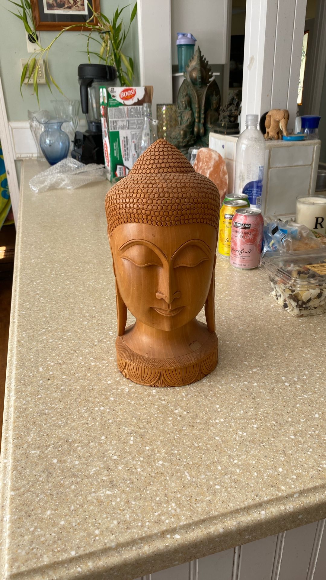 Wooden Hand Carved Buddha 