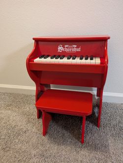 Schoenhut 9258D Key Dog Piano and Bench