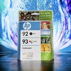 Unopened HP 92 & 93 Black And Tri-Color Combo Pack