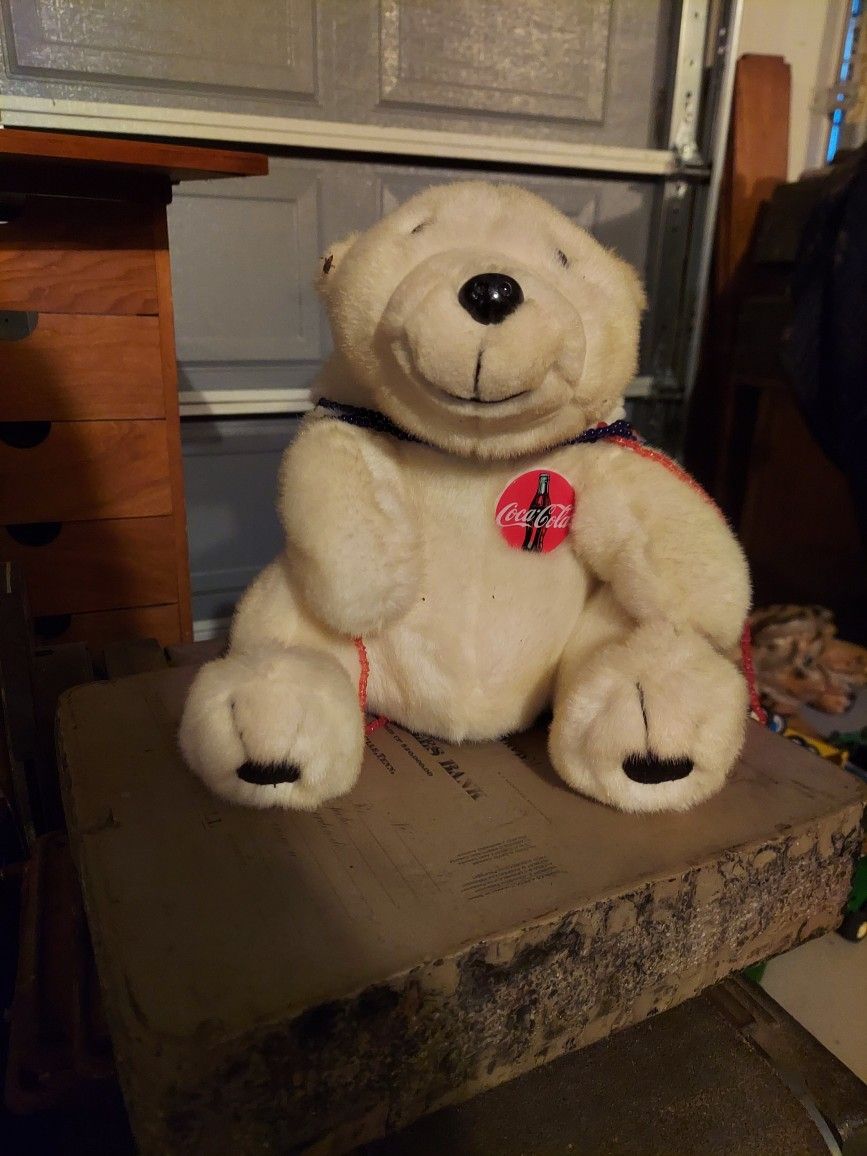 1993 Coca Cola Bear Plush