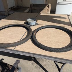Two Bicycle Tires 26 Inch