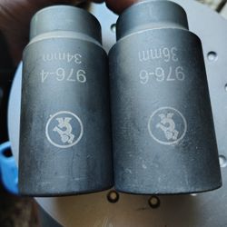 CORNWELL AXLE SOCKETS 34MM 36MM